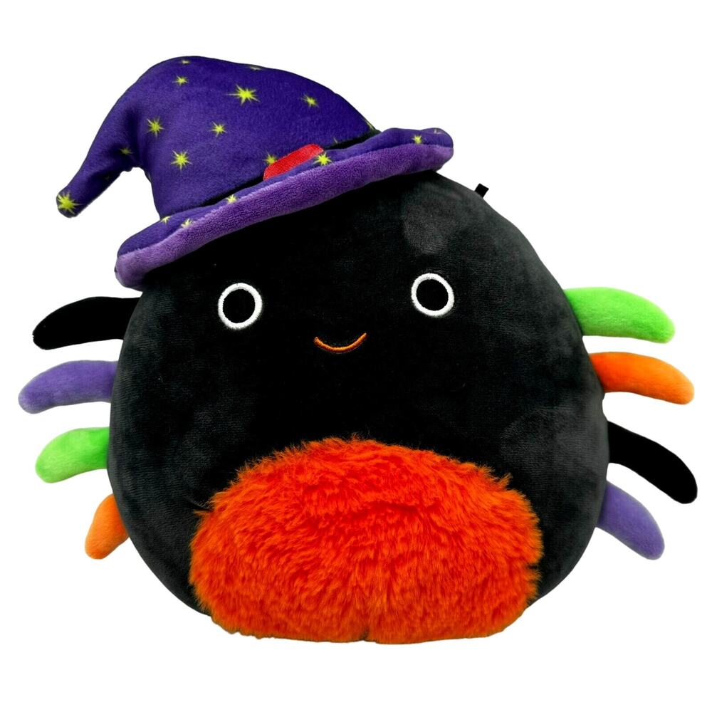 SQUISHMALLOW 10"‎ Gildie The Black Spider Witch Halloween Plush Plush Stuffie